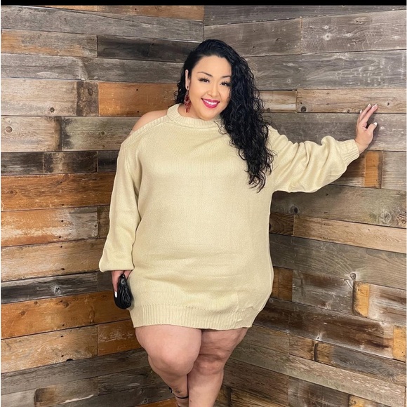 involand Dresses & Skirts - Plus size sweater dress, Worn only once for pics